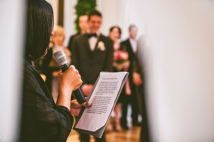 Wedding ceremony speaker