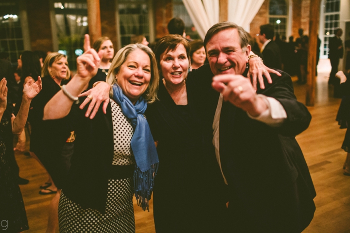 Guests dancing