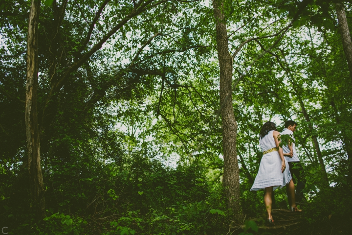 west point on the eno engagement session