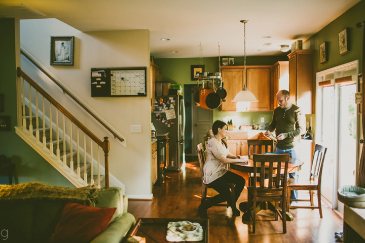 Couple playing board games