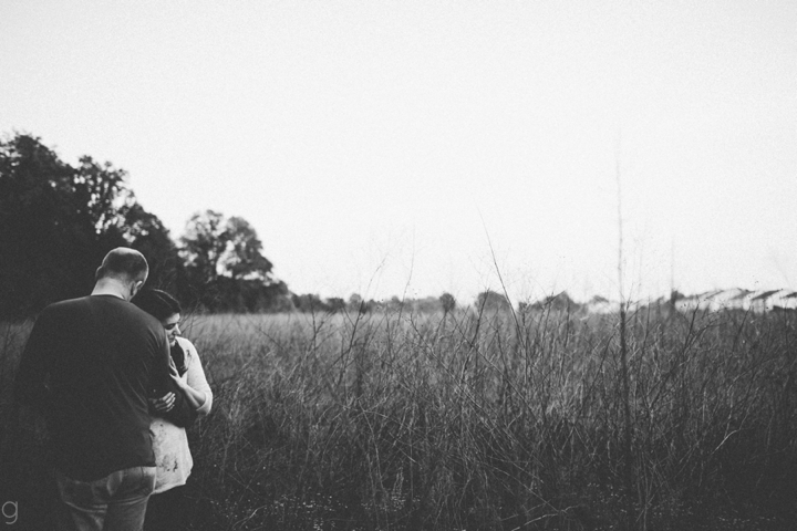 Couple in field