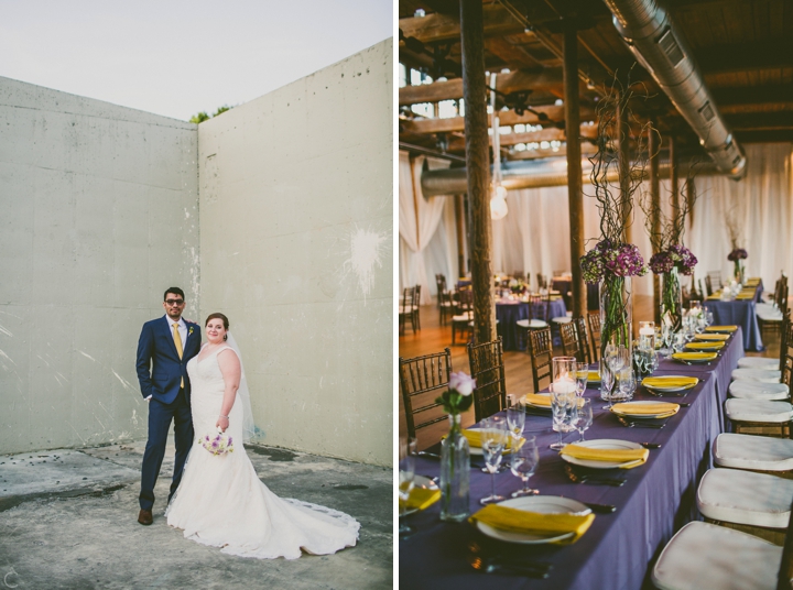 Bride and groom portrait