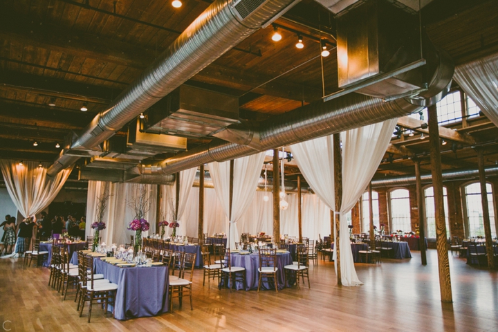 The Cotton Room wedding reception