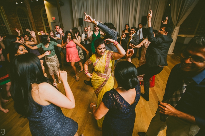 Indian wedding reception