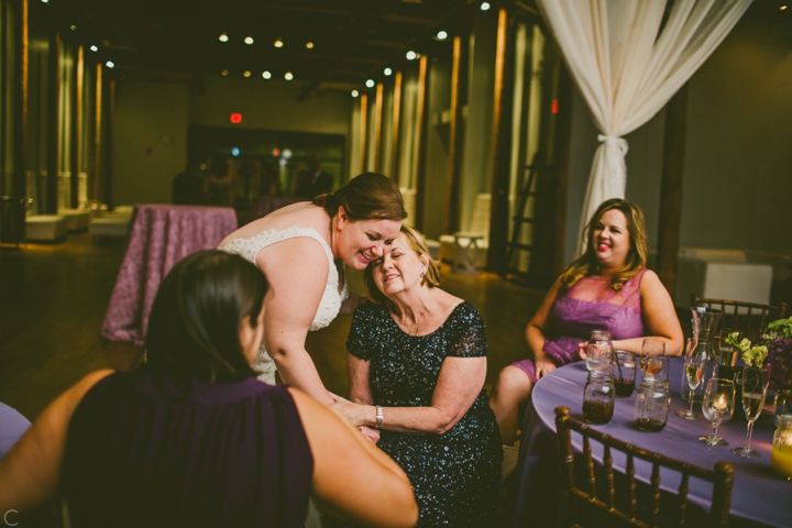 Bride and mom