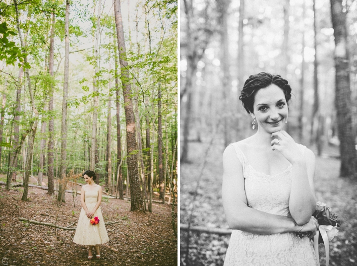 Bridal portrait Duke Forest