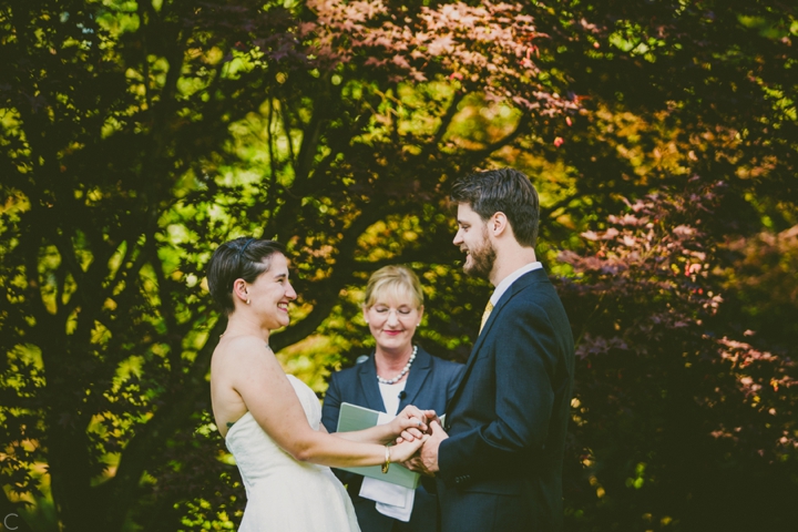 Couple getting married