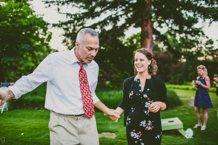 Guests dancing