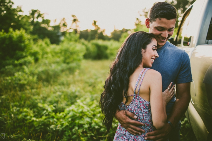 Engagement session in field