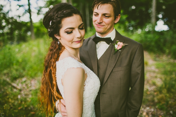 Bride and groom in Charlotte NC