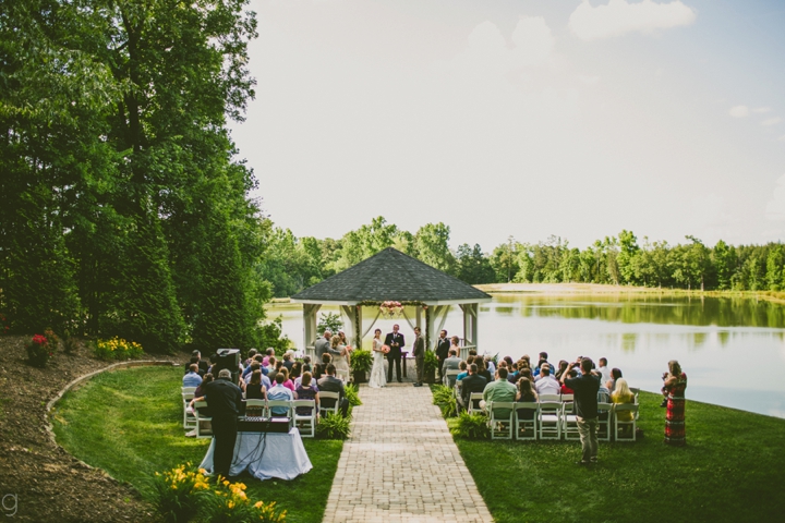 Outdoor wedding venue in Charlotte