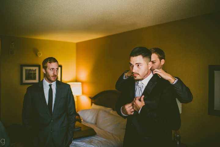 groom dressing