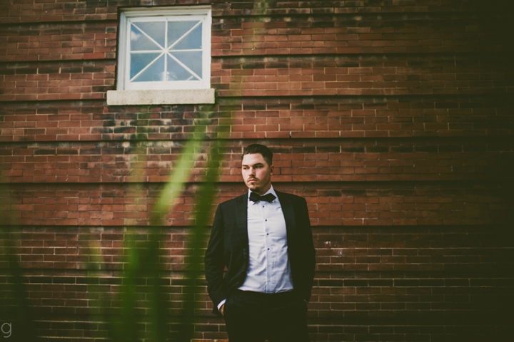 Groom portrait Durham NC