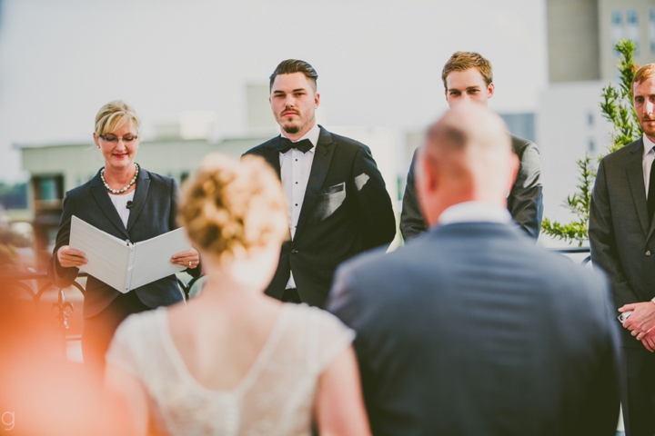 Groom's reaction seeing bride