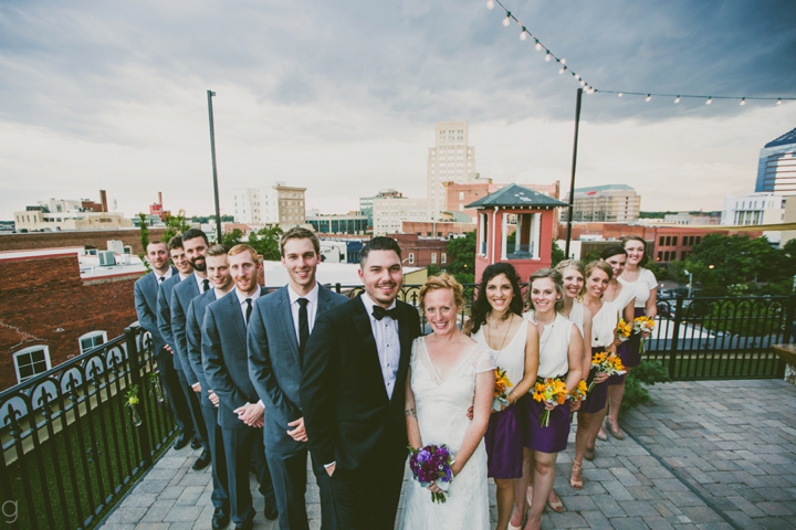 Bridal party Durham NC