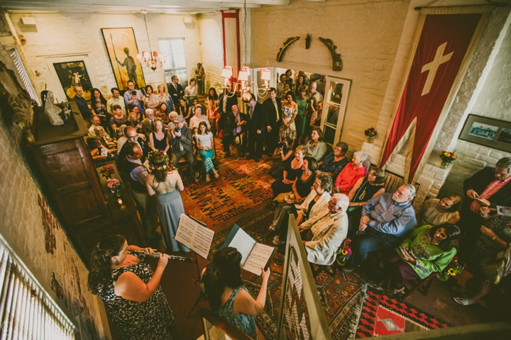 Indoor wedding at Race+Religious