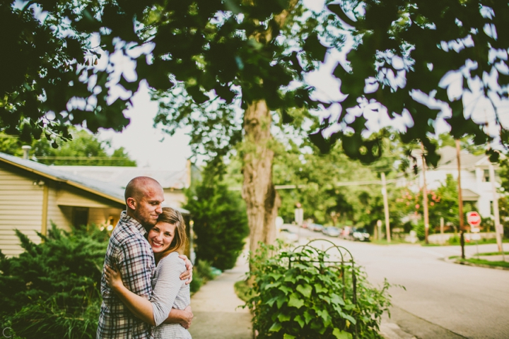 Historic Oakwood engagement session