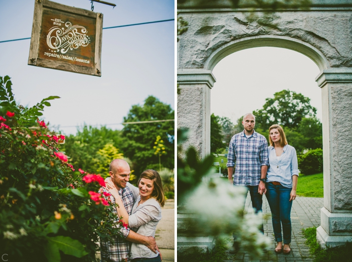 Couple portraits for engagement session