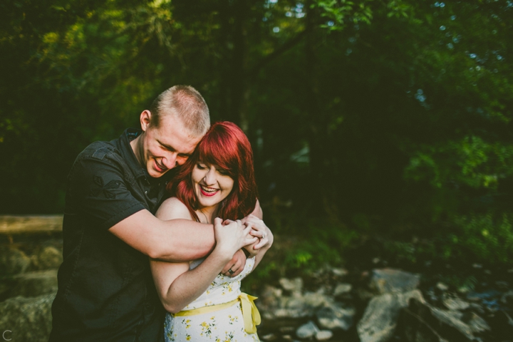 Engagement session in Durham NC