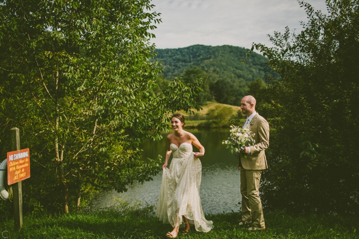 Wedding at Claxton Farms in Asheville NC