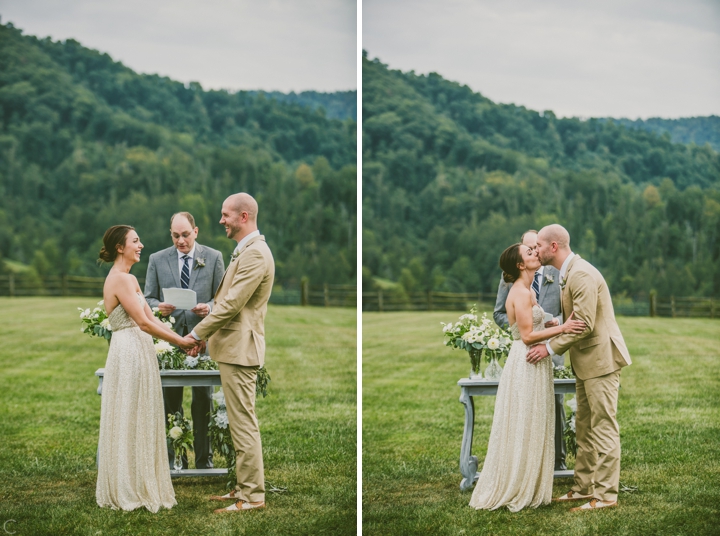 Wedding at Claxton Farms in Asheville NC