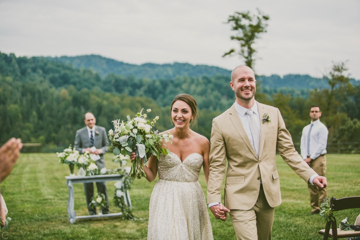 Wedding at Claxton Farms in Asheville NC