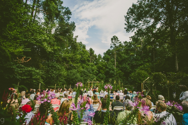 Private residence garden wedding
