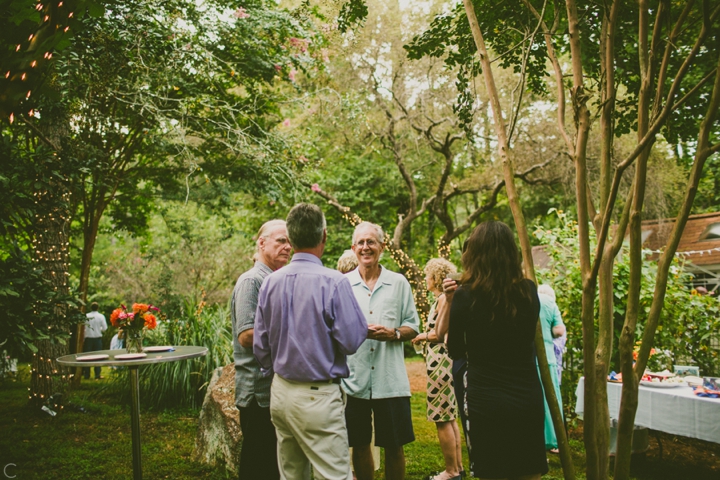 Wedding in garden