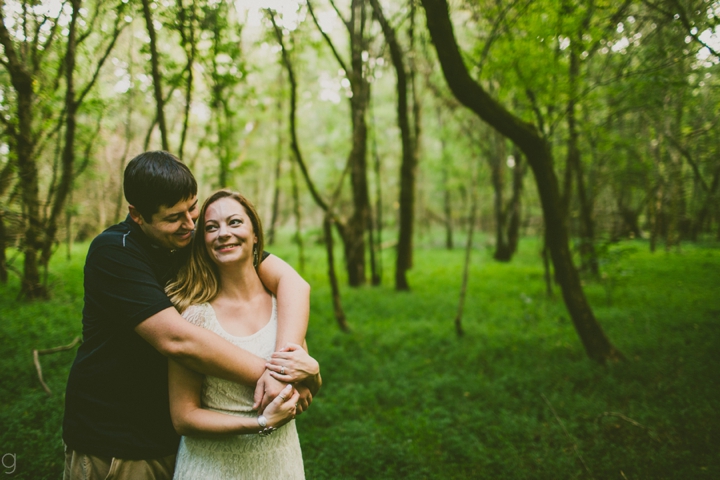 Couple in forest