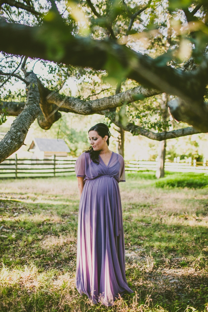 Woman standing in field