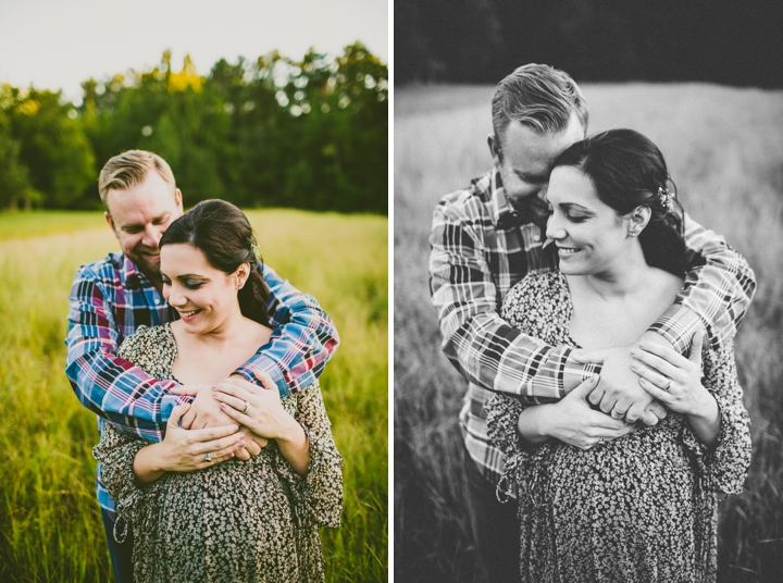 Couple in field