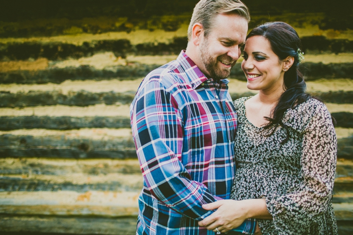 Couple maternity portrait