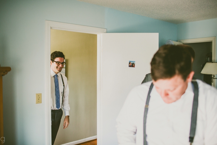 Groomsmen getting ready