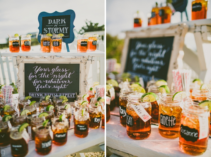 Custom wedding cocktails