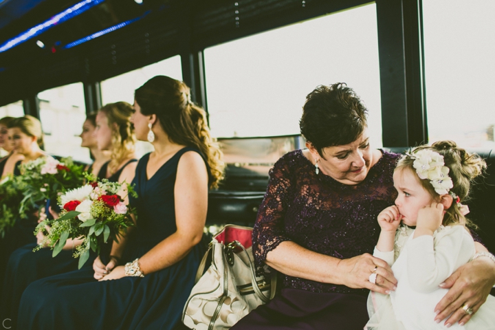 Mother of the bride and flower girl