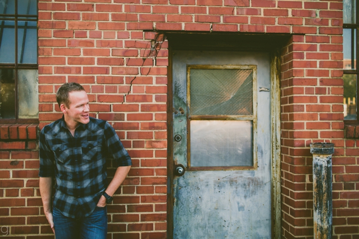 Man standing by door