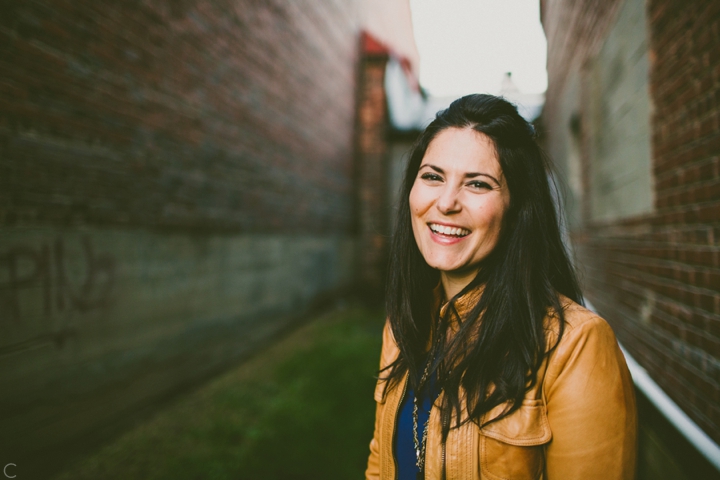 Woman laughing