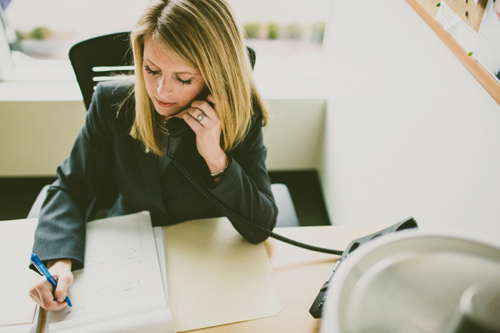 Woman on the phone