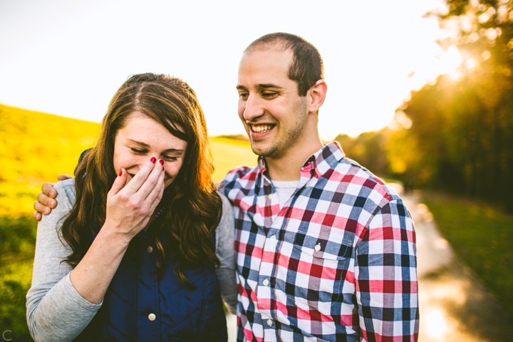 Cute engagement photo