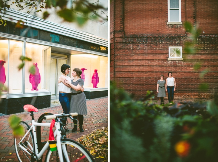 Cool engagement pictures Durham NC