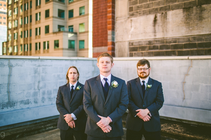 Groomsmen in Raleigh Wedding