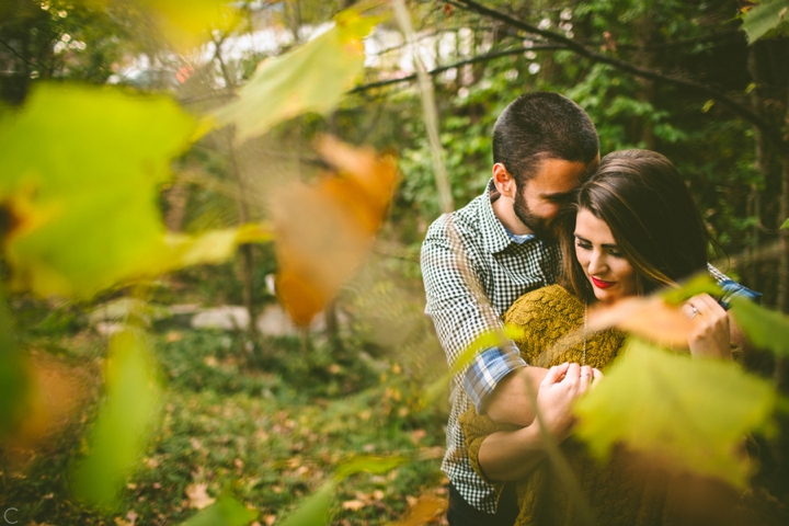 Husband and wife in Durham Central Park