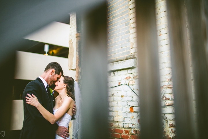 Husband and wife posing for portraits