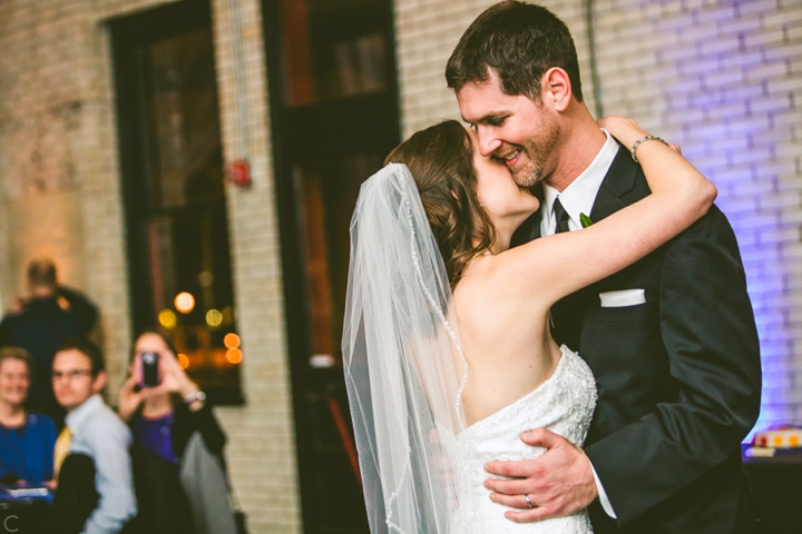 First dance at wedding reception