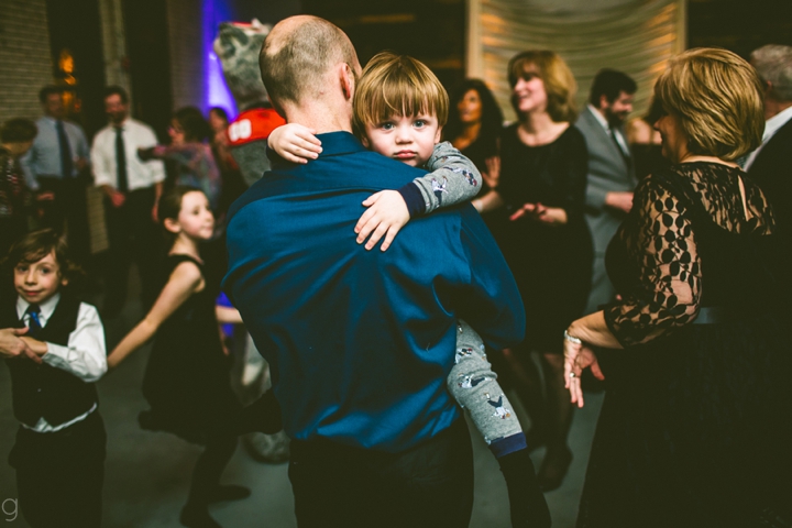 Kid tired at wedding