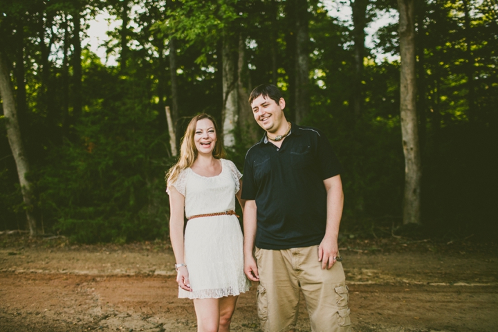 Couple laughing