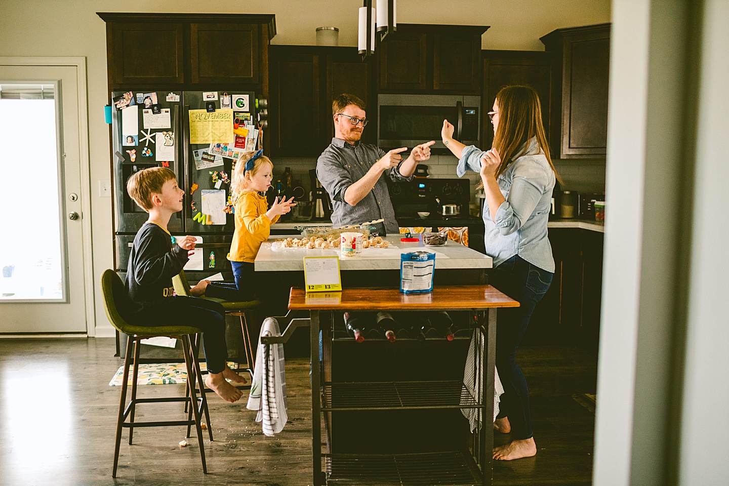 Documentary family photographer Durham NC