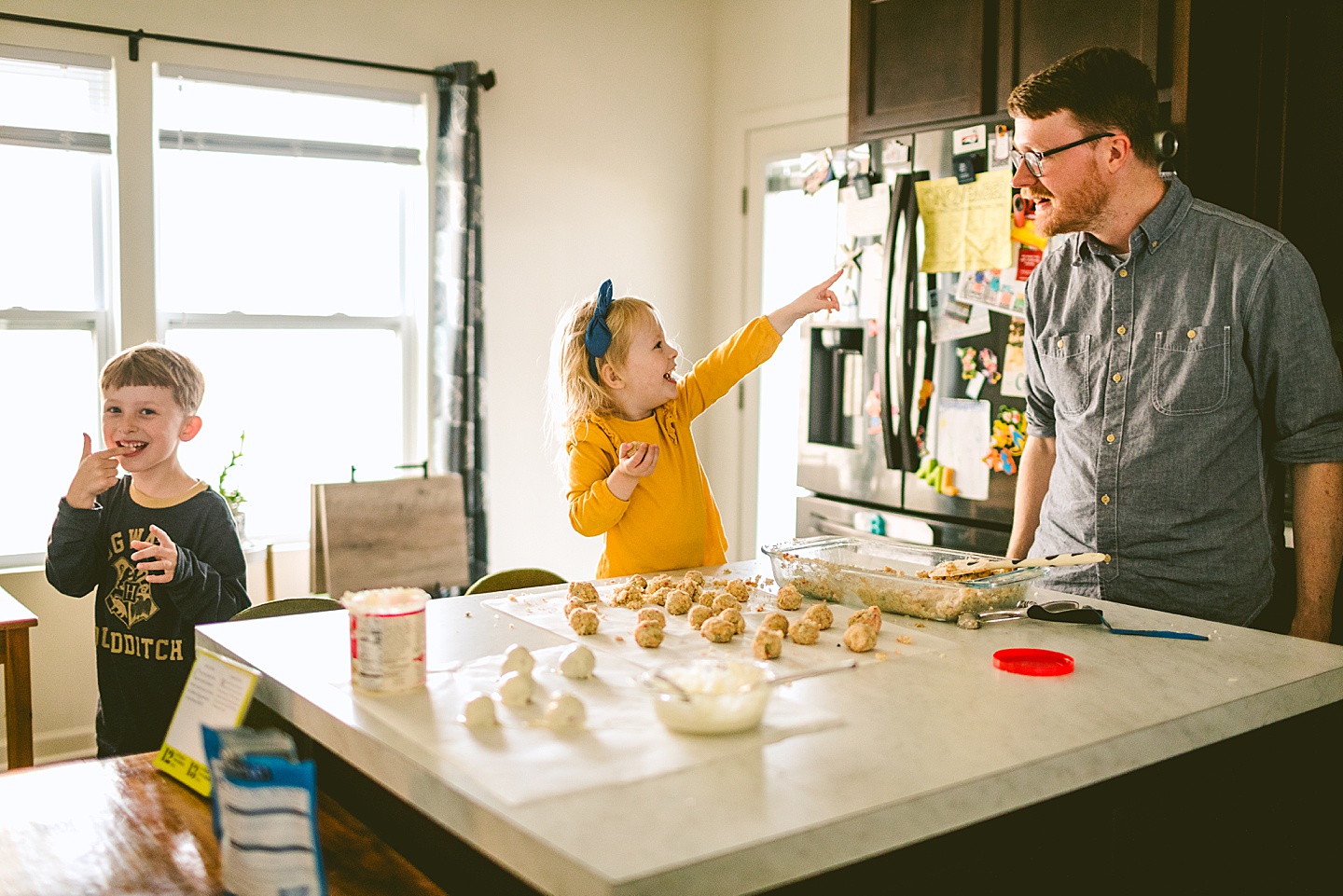 Documentary family photographer Durham NC