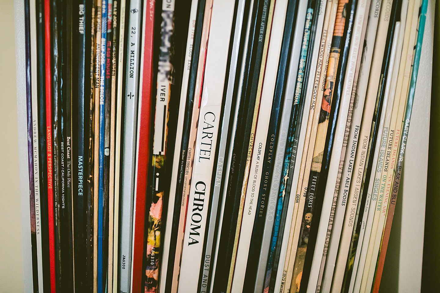 Picture of vinyl records