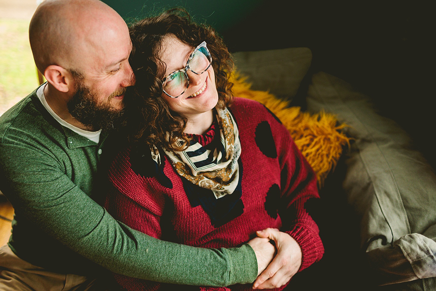 Maternity couple portrait